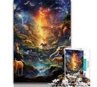 1000 Piece Jigsaw Puzzles for Teenagers African Animals 1000 Piece Puzzle,Challenging Family Activity Games DIY Toy for Home Wall Decor Gifts 38x26cm