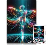 1000 Piece Jigsaw Puzzles for Teenagers AI Dancer Challenging Game Toys Wall Decoration Gift For Birthdays Size 50x75cm