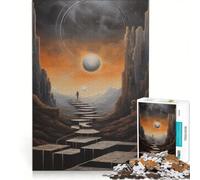 1000 Piece Jigsaw Puzzles for Teenagers Alien Architecture No, Educational Toy, Tough Challenge, for Is Ideal As A Gift 50x75cm