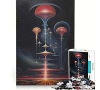 1000 Piece Jigsaw Puzzles for Teenagers Alien Architecture No, Educational Toy, Tough Challenge, for Is Ideal As A Gift 50x75cm