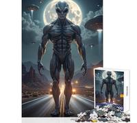 1000 Piece Jigsaw Puzzles for Teenagers Alien Encounter at Area Educational Toy Great Gifts And Toys Relaxing Games Help The Brain Exercise Size 50x75cm