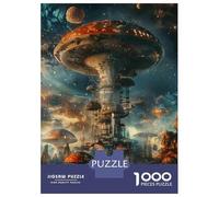 1000 Piece Jigsaw Puzzles for Teenagers Alien Spaceship in Space Adult Jigsaw Fun Games Perfect Decoration for Birthday, Chrismas 38x26cm/1000pcs