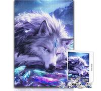1000 Piece Jigsaw Puzzles for Teenagers Alpha of The Anime Wolves Educational Game Presents for Women Secret Santa Gifts Size 38x52cm