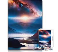 1000 Piece Jigsaw Puzzles for Teenagers Alpine Planetary Symphony Educational Game Presents for Women Secret Santa Gifts Size 50x75cm