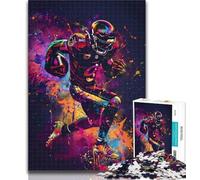 1000 Piece Jigsaw Puzzles for Teenagers American Football Adult Puzzles,Stress Reliever Staycation Kill Time Enhance Love between Couples 50x75cm