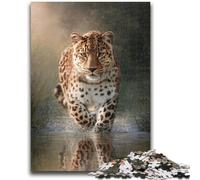 1000 Piece Jigsaw Puzzles for Teenagers Animal Cheetah 1000 Pieces for Adults,Quiz Game Wall Decoration Unique Birthday And Xmas Gifts (75x50cm)