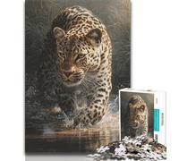1000 Piece Jigsaw Puzzles for Teenagers Animal Cheetah,Challenging Game Toys for Is Ideal As A Gift for The Whole Family 75x50cm