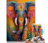 1000 Piece Jigsaw Puzzles for Teenagers Animal Elephant Teenager Puzzles,Toys Educational Games Stress Relieving Unique Birthday And Gifts (size 75x50cm)
