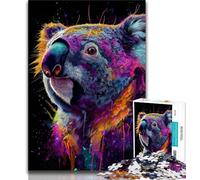 1000 Piece Jigsaw Puzzles for Teenagers Animal Koala Adult Puzzles,Learning Educational Toys Family Games Unique Birthday And Gifts 26x38cm