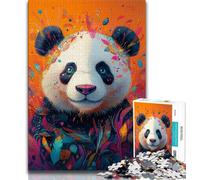 1000 Piece Jigsaw Puzzles for Teenagers Animal Panda, Train Your Brain And Hands,Birthday Present, Gifts, Wall Art for Ages 14+ 38x26cm