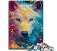 1000 Piece Jigsaw Puzzles for Teenagers Animal Wolf Art Educational Toys Unique Home Decor And Gifts for And Age 14 Years Up 50x75cm