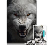 1000 Piece Jigsaw Puzzles for Teenagers Animal Wolf,Toys Educational Games Stress Relieving Artists Collection,Fine Art 38x26cm