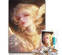 1000 Piece Jigsaw Puzzles for Teenagers Anime Angel Girl 1000 Piece Puzzle,Challenging Family Activity Games DIY Toy for Home Wall Decor Gifts 38x26cm