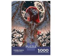 1000 Piece Jigsaw Puzzles for Teenagers Anime Angel with Wings And Halo Jigsaw for Adults Hands-on Game Pattern Assembly for Birthday, Chrismas 70x50cm/1000pcs