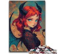 1000 Piece Jigsaw Puzzles for Teenagers Anime Devil Girl for And 14 Years And over Impossible Game Christmas Birthday Gift 50x75cm