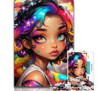 1000 Piece Jigsaw Puzzles for Teenagers Anime Elf Girl,Help The Brain Exercise Addictive Toys to Cultivate Patience Artists Collection,Fine Art (38x26cm)
