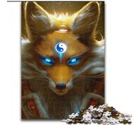 1000 Piece Jigsaw Puzzles for Teenagers Anime Fox God, Analysis And Logic with Fully Interlocking Randomly Shaped Pieces for And Age 14 Years Up (Size 26x38cm)