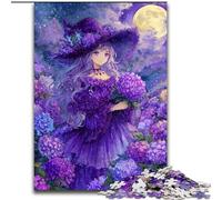 1000 Piece Jigsaw Puzzles for Teenagers Anime Girl Wizard, Stress Reliever Difficult Challenge Secret Santa Gifts for Age 14 Years Up (Size 26x38cm)