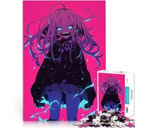 1000 Piece Jigsaw Puzzles for teenagers Anime Monster Girl Stressabbau-Spielzeug mit passendem Poster und Quizblatt52x38cm