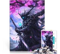 1000 Piece Jigsaw Puzzles for teenagers Anime Samurai Lord Brain intelligence challenge addictive toys Enhance love between couples 26x38cm