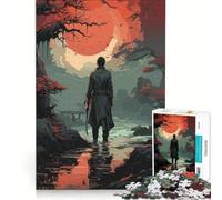 1000 Piece Jigsaw Puzzles for Teenagers Anime Wandering River Man, Hands-on Game, Difficult Challenge, Unique Birthday And Gifts 38x26cm