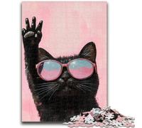 1000 Piece Jigsaw Puzzles for Teenagers Art Cat Adult Jigsaw,Quiz Game for Is Ideal As A Gift for The Whole Family (50x75cm)