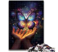 1000 Piece Jigsaw Puzzles for Teenagers Art Dream Butterfly Puzzles,Educational Games Home Decoration Unique Home Decor And Gifts (75x50cm)