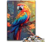 1000 Piece Jigsaw Puzzles for Teenagers Art Parrot Adult Puzzles,Challenging Game Gifts for Is Ideal As A Gift for The Whole Family (26x38cm)