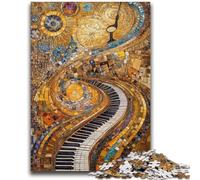 1000 Piece Jigsaw Puzzles for Teenagers Art Piano Adult Jigsaw,Family Activity Fun at Home Activities, Birthday Present,Travel Gifts (75x50cm)