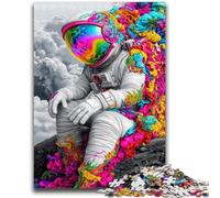 1000 Piece Jigsaw Puzzles for Teenagers Astronaut Dream Adult Puzzles,Stress Reliever Staycation Kill Time Enhance Love between Couples (50x75cm)