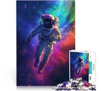 1000 Piece Jigsaw Puzzles for teenagers Astronaut Rainbow Galaxy Hands-on-Spiel Tolle Geschenke und Spielzeuge50x70cm