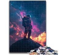 1000 Piece Jigsaw Puzzles for Teenagers Astronaut Reading Teenager Jigsaw,Birthday Present, Gifts, Wall Art for Age 14 Years Up (26x38cm)