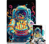 1000 Piece Jigsaw Puzzles for Teenagers Astronaut's Birthday Adult Puzzles,Stress Reliever Staycation Kill Time Enhance Love between Couples 50x75cm