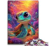 1000 Piece Jigsaw Puzzles for Teenagers Baby Turtle Puzzles for Adults,Fun Present & Activity for Home,Toy for Rainy Days (38x26cm)