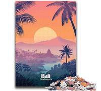 1000 Piece Jigsaw Puzzles for Teenagers Bali Sunset Landscape 1000 Pieces for Teenagers,learning Educational for Is Ideal As A Gift for The Whole Family (50x75cm)