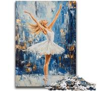 1000 Piece Jigsaw Puzzles for Teenagers Ballet Dancer Adult Puzzles,Stress Reliever Staycation Kill Time Enhance Love between Couples (50x75cm)