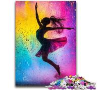 1000 Piece Jigsaw Puzzles for Teenagers Ballet Dancer Oil Painting Educational Games Wall Decoration Unique Birthday And Xmas Gifts 26x38cm