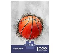 1000 Piece Jigsaw Puzzles for Teenagers Basketball Ball Jigsaw for Adults Hands-on Game Pattern Assembly for Birthday, Chrismas 70x50cm/1000pcs
