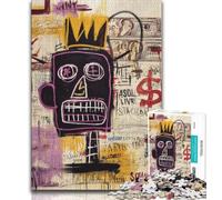 1000 Piece Jigsaw Puzzles for Teenagers Basquiat in The Style Adult Puzzles,Learning Educational Toys Family Games Unique Birthday And Gifts 26x38cm