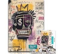 1000 Piece Jigsaw Puzzles for Teenagers Basquiat in The Style,Toys Educational Games Stress Relieving Unique Birthday And Gifts 50x75cm