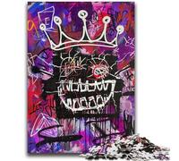 1000 Piece Jigsaw Puzzles for Teenagers Basquiat-style Child Learning Educational Toy for Is Ideal As A Gift for The Whole Family 50x75cm