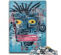 1000 Piece Jigsaw Puzzles for Teenagers Basquiat-style Robot Family Game Stress Reliever Difficult Challenge Secret Santa Gifts 50x75cm