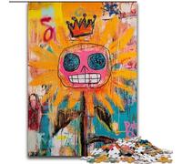 1000 Piece Jigsaw Puzzles for Teenagers Basquiat-style Sunflowers, Learning Educational for Is Ideal As A Gift for The Whole Family (Size 50x75cm)
