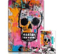 1000 Piece Jigsaw Puzzles for Teenagers Basquiat Style, Train Your Brain And Hands,gifts for Friends And Family for Age 14 38x26cm