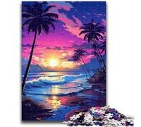1000 Piece Jigsaw Puzzles for Teenagers Beautiful Beaches Scenery 1000 Pieces for Adults,Educational Games Wall Decoration Unique Birthday And Xmas Gifts (38x26cm)