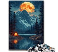 1000 Piece Jigsaw Puzzles for Teenagers Beautiful Desert Dunes at Twilight Challenging To Complete But Fun And Humorous with Matching Poster And Trivia Sheet 26x38cm