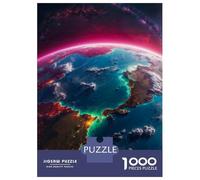 1000 Piece Jigsaw Puzzles for Teenagers Beautiful Earth from Space Jigsaw for Adults DIY Toys Pattern Assembly Help The Brain Exercise 52x38cm/1000pcs