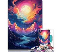 1000 Piece Jigsaw Puzzles for Teenagers Beautiful Mountain Scenery Teenager Jigsaw,Family Activity Fun at Home Activities, Birthday Present,Travel Gifts 75x50cm