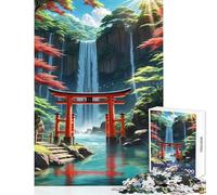 1000 Piece Jigsaw Puzzles for Teenagers Beautiful Tori Gate Japan Happy Shared Home Activity Thoughtful Festive Present Choice (38x26cm)