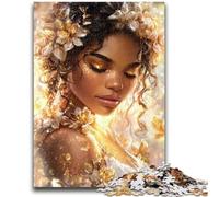 1000 Piece Jigsaw Puzzles for Teenagers Beautiful Woman Adult Jigsaw,Fun Activity for Home, Rainy Days Toys, Birthday Gifts (38x26cm)